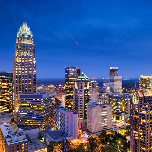 City at Night Image